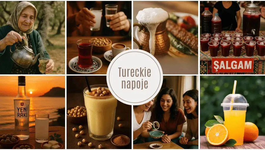 Dzień z tureckimi napojami